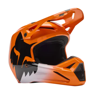 Fox Kinder Crosshelm V1 Shield - Fluo Oranje