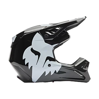 Fox Kinder Crosshelm V1 Shield - Zwart