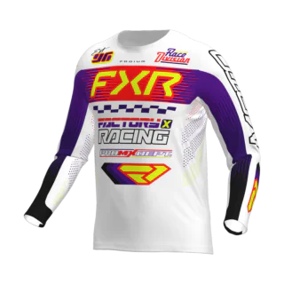 FXR Crosskleding 2026 Podium Gladiator - Wit / Paars / Rood