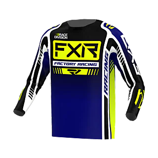 FXR Crosskleding Clutch Pro - Midnight / HiVis / Wit