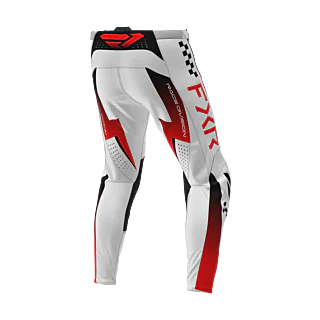 FXR Crossbroek 2026 Clutch Pro - Wit / Rood / Zwart