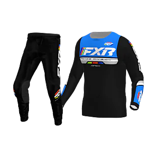 FXR Kinder Crosskleding 2026 Apex - Blauw