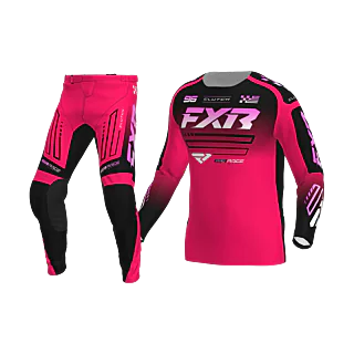 FXR Kinder Crosskleding 2026 Clutch Pro - Razz / Zwart / Roze